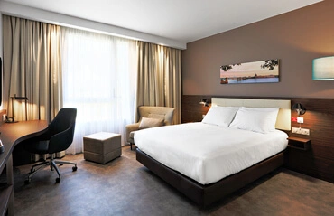 premium double room with coffee machine and minibar at OSKO Hotel Toulouse Airport