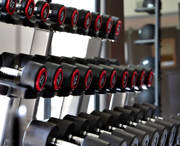 fully equipped 24/7 fitness room at OSKO Hotel Toulouse